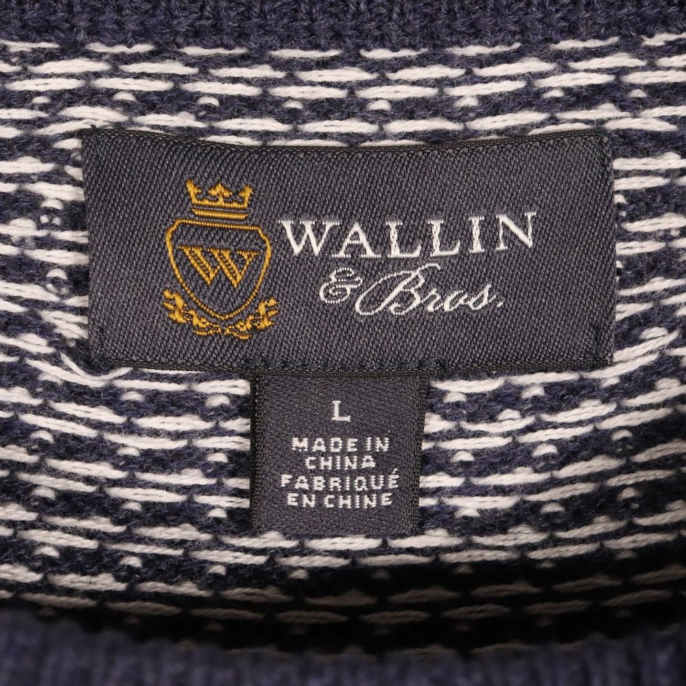 NWOT WALLIN & BROS Birdseye Knit Sweater - Picture 4 of 7
